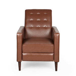 Mid-Century Modern Fabric Recliner Chair
