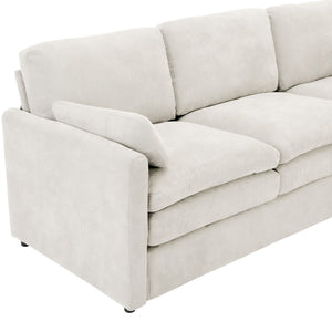 Cozy Upholstered Cushion Loveseat Sofa For Living Room