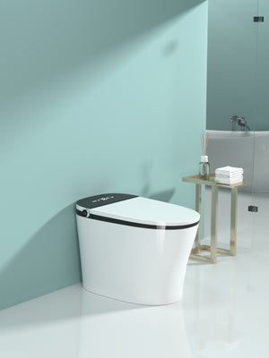 Smart Toilet with Bidet Built In, Heated Seat, Auto Flush, and LED Display