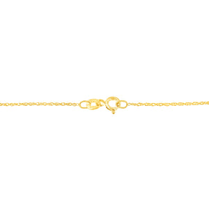 14K Yellow Gold Plated .925 Sterling Silver 1.00 Cttw Baguette Diamond Composite Open Heart 18" Inch Pendant Necklace (I-J Color, I1-I2 Clarity)
