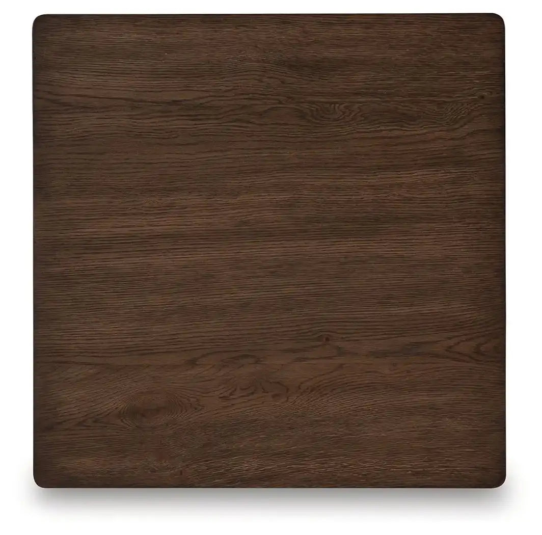 Hannodream - Square End Table - Warm Brown - Best Buy Furniture