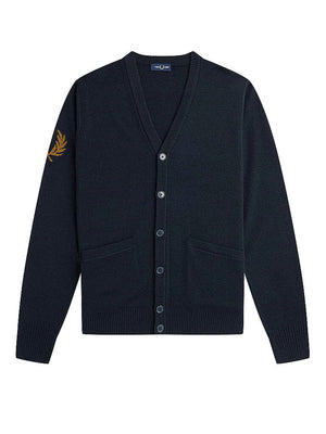 Fred Perry Laurel Wreath Men's Cardigan - Navy