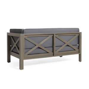Brava - X Back Corner Bench - Best Buy Furniture