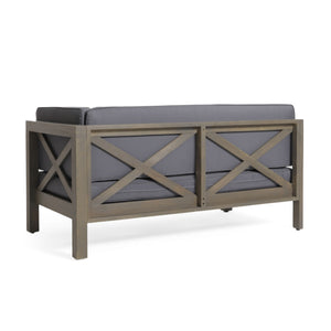 Brava - X Back Corner Bench