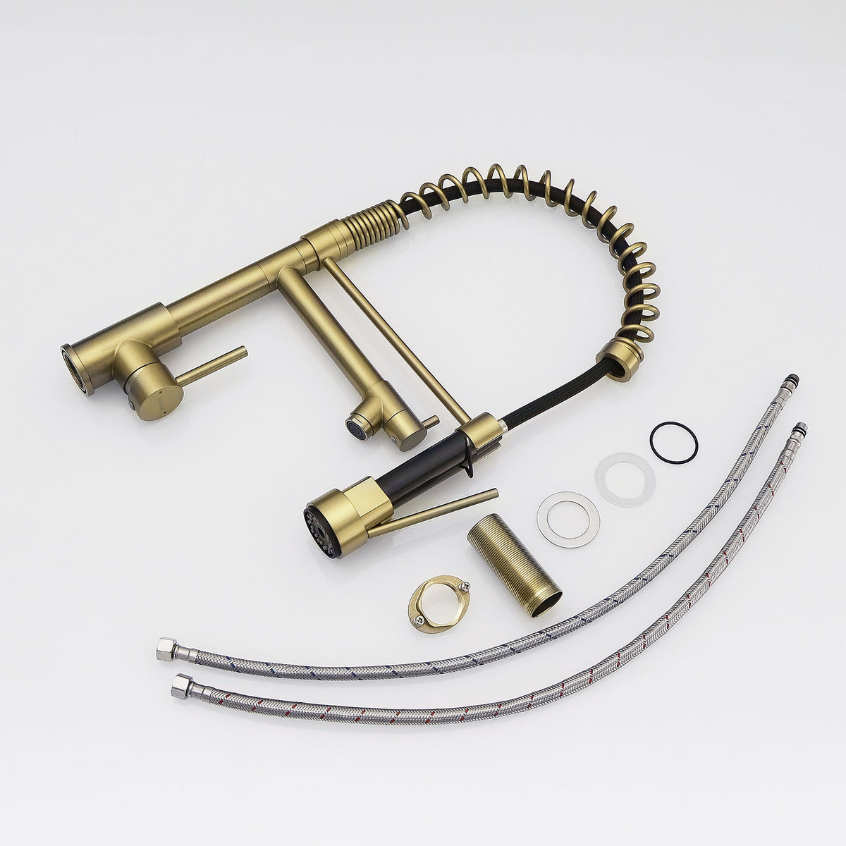 Stainless Steel Kitchen Faucet with Pull Down Sprayer