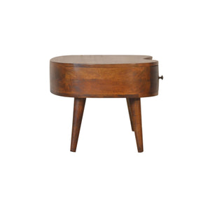 Wave Coffee Table With 1 Drawer