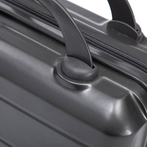 14"/20" 2 Pcs/Set ABS Spinner Wheel Luggage, Dark Gray