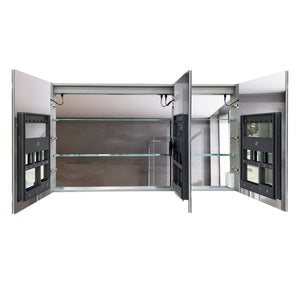 60 x 36 Inch LED Lighted Bathroom Medicine Cabinet