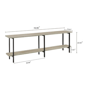 Celine - 2 Shelf Console Table