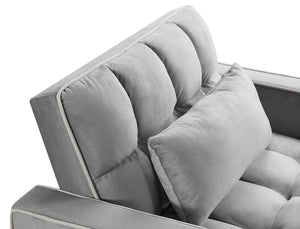 Convertible Sleeper Chair Sofa Bed Adjustable Pull Out Sleeper Chair Bed Multi-Pockets Folding Sofa Bed For Living Room Bedroom Small Space, 3 In 1 Sofa Bed