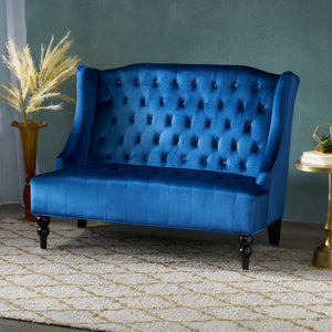 Nurturing - Upholstered Loveseat With Wing Back And Diamond Tufting - Best Buy Furniture