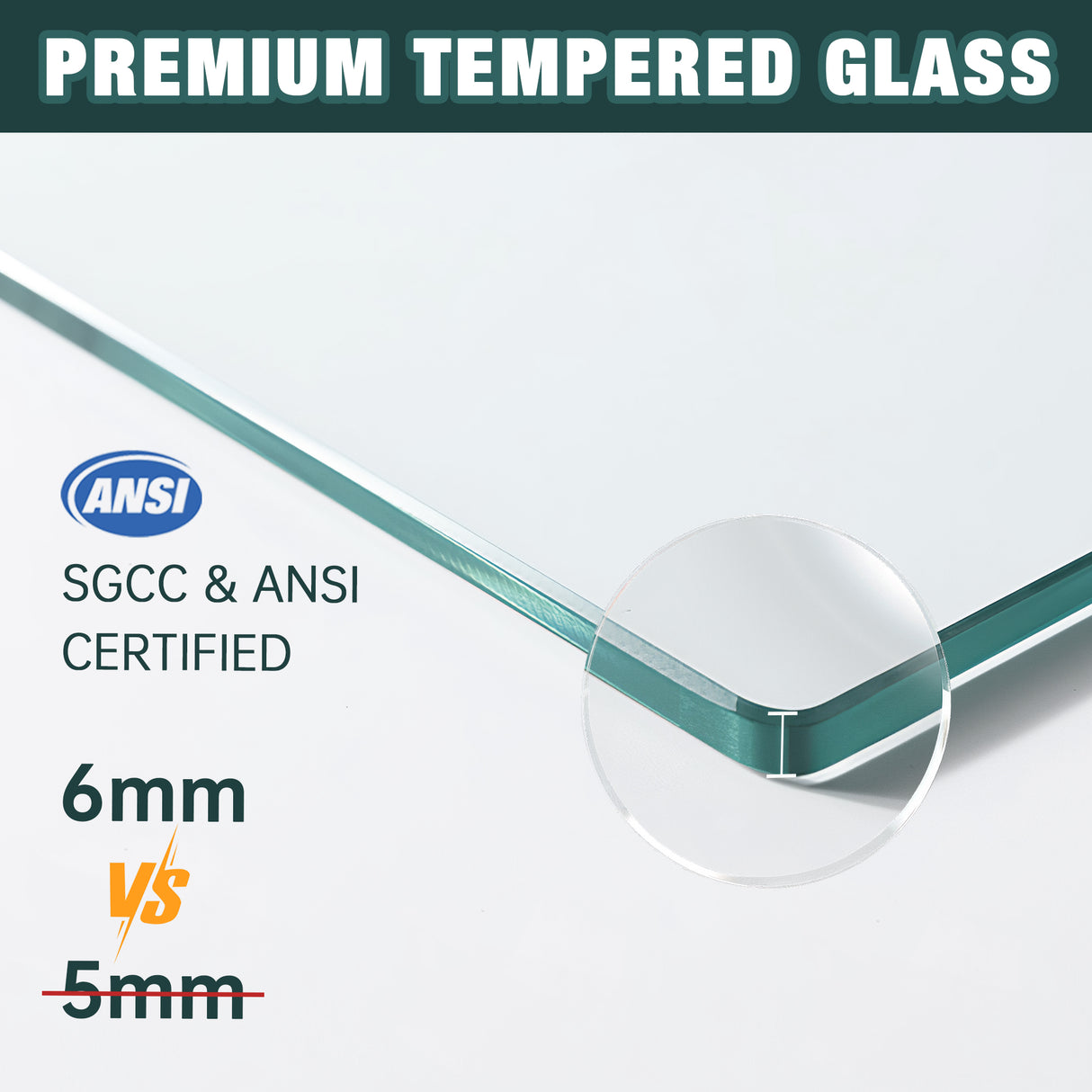 Premium Aluminum Frame Double Sliding Shower Door