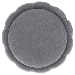 Inez - Round Upholstered Ottoman