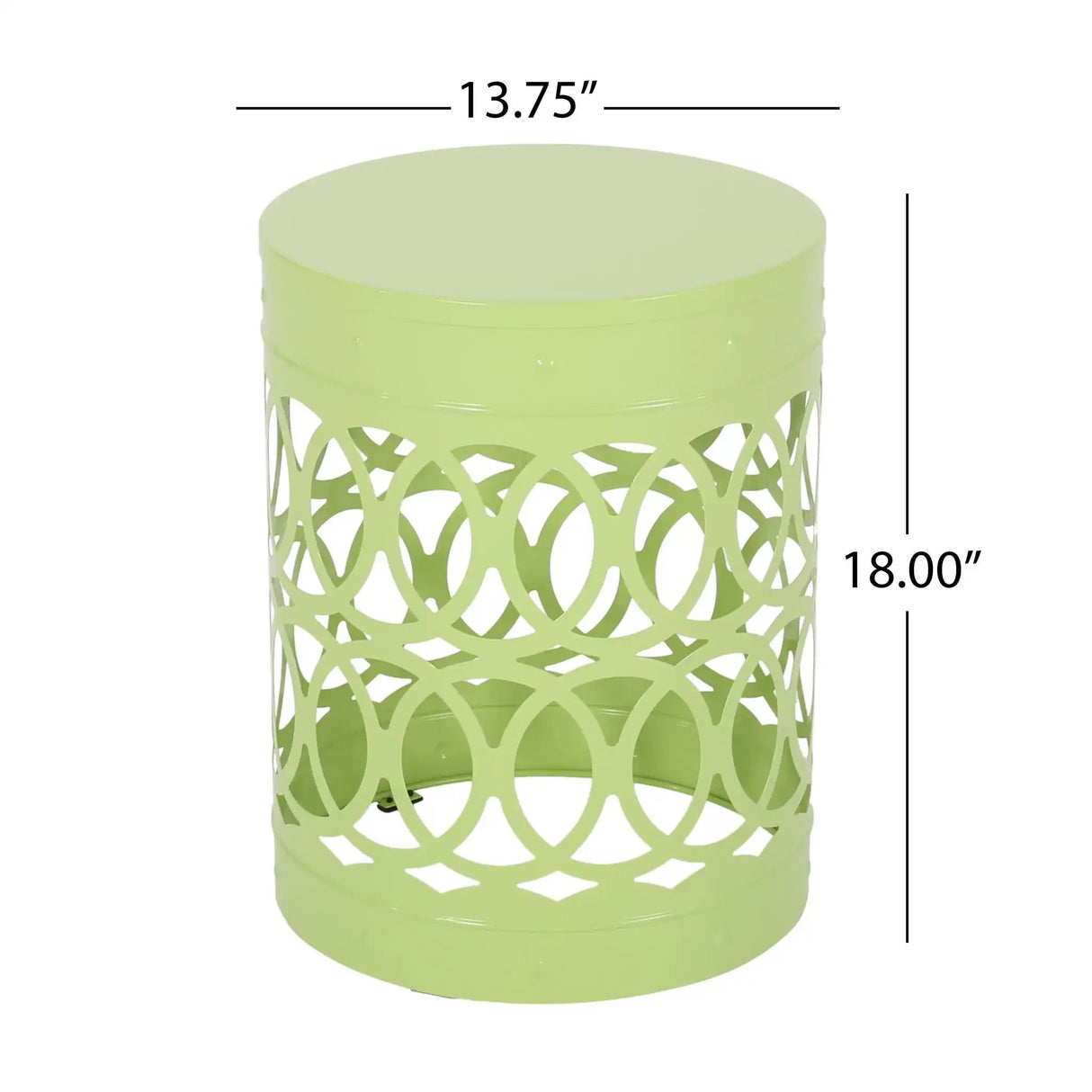 Outdoor Metal Large End Table, Modern Design - Best Buy Furniture