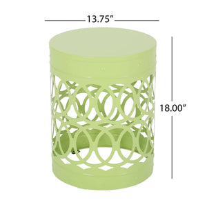 Outdoor Metal Large End Table, Modern Design - Best Buy Furniture