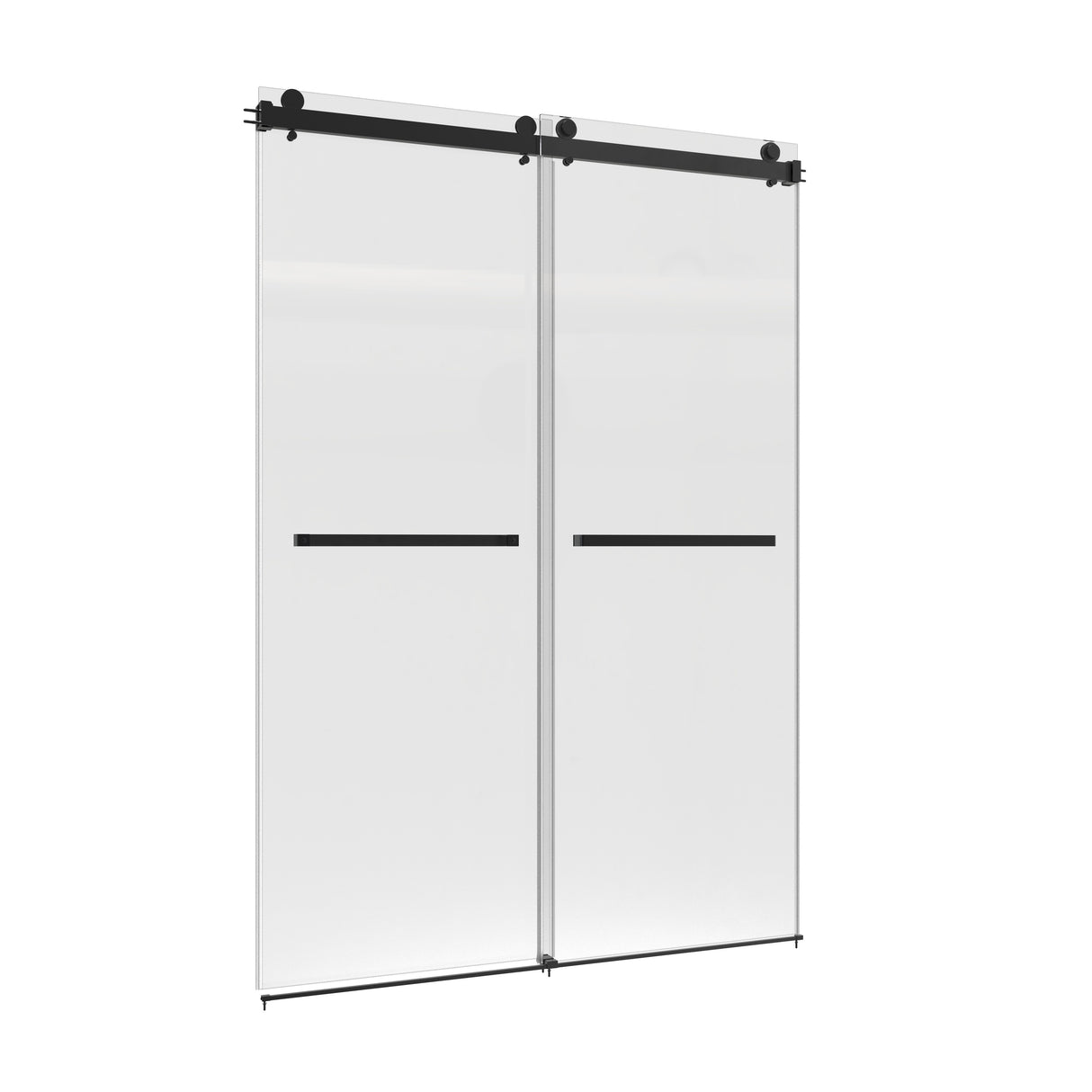 60"W x 75"H Double-Sliding Shower Door