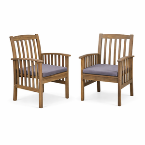 7 Pieces Acacia Wood Outdoor Dining Set