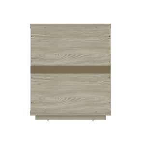 Evelyn - Nightstand With 3 Drawers, Smooth Rounded Edges