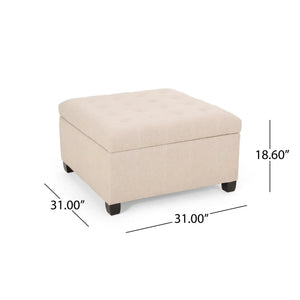 Isabella - Contemporary Ottoman With Storage - Best Buy Furniture