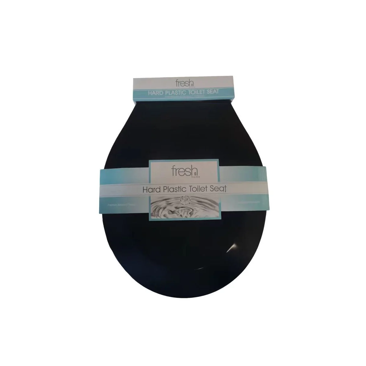 Hard Plastic Toilet Seat With Beveled Edges