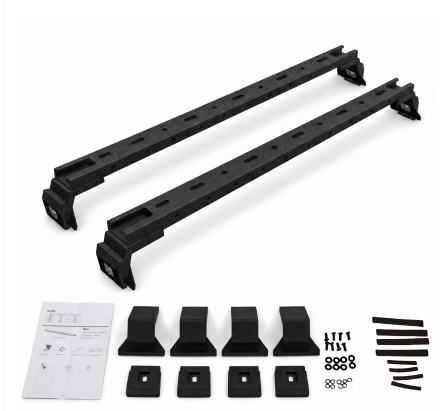 Roof Rack Cross Bars for Jeep Wrangler & Gladiator