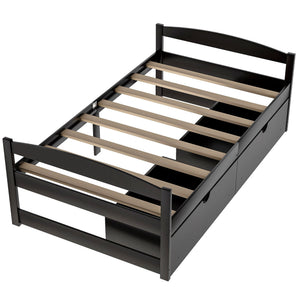 Platform Bed With 2 Drawers