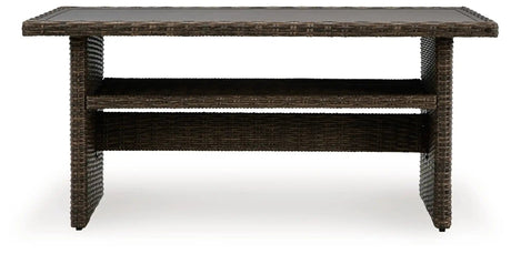 Brook Ranch - Rect Multi-use Table - Brown - Best Buy Furniture