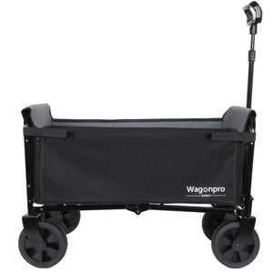 All-in-One Convertible Folding 4-Wheel Trolley with Bench Seat