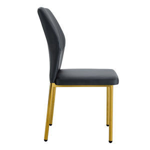 Luxury Simple Chair With Metal Leg
