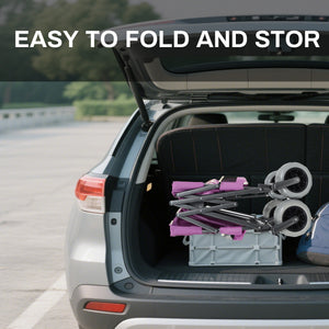 3-in-1 Heavy-Duty Folding Wagon Cart with Bench Seat & Storage