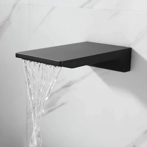 Single Handle Wall Mount Waterfall Bathroom Sink Faucet
