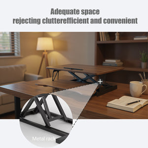 32 Inch Desk Converter - Height Adjustable Workstation