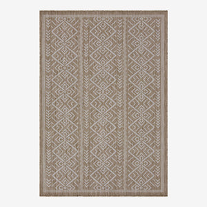 Brisk Beige Machine Woven Rug