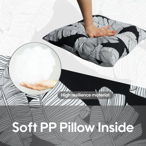 2 Pack Outdoor Throw Pillows - Waterproof & Fade-Resistant