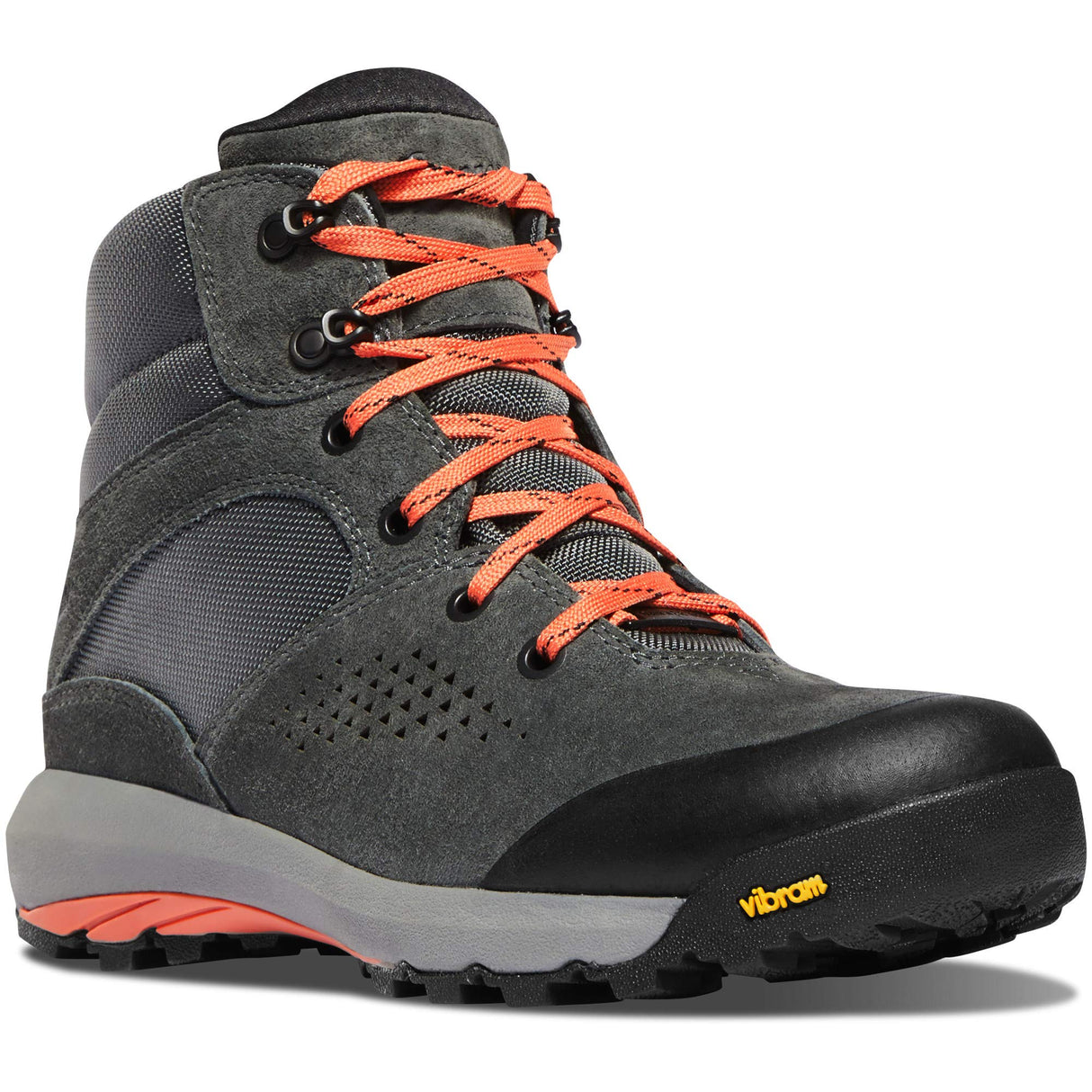 Danner Women's Inquire Mid Hiking Shoes - Dark Gray/Salmon