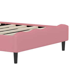 Lovely Crown Fantasy Princess Bed With Tufted Headboard