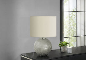 Lighting, Table Lamp, Modern - Gray / Cream - Best Buy Furniture