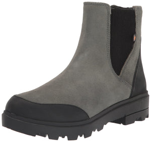 BOGS Women's Holly Chelsea Leather Rain Boot - Green Ash