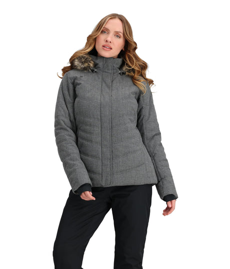 Obermeyer Tuscany II Women's Winter Jacket - Charcoal