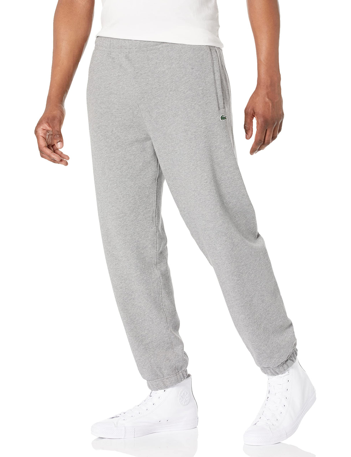 Lacoste Men's Print Trackpants, Agate Chine, 3XL