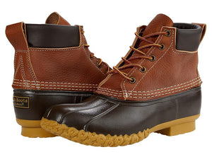 LLBean Women's Padded Collar Bean Boots - Tan/Brown