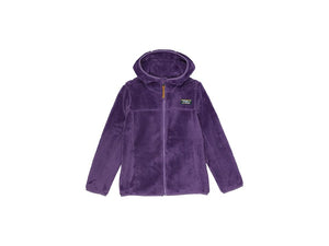 LL Bean Kids Hi Pile Fleece Jacket - Muted Purple
