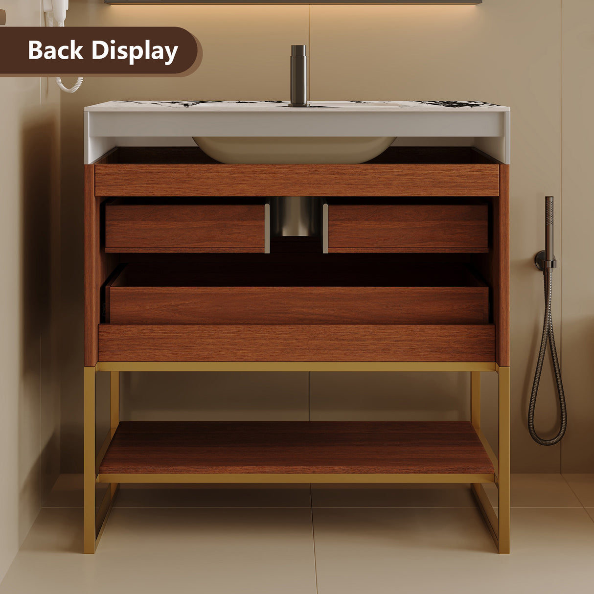 29.9" Modern Free-standing Bathroom Vanity