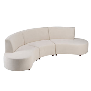 Luno 3-Piece Modern L-Shape Sectional Cloud Couch