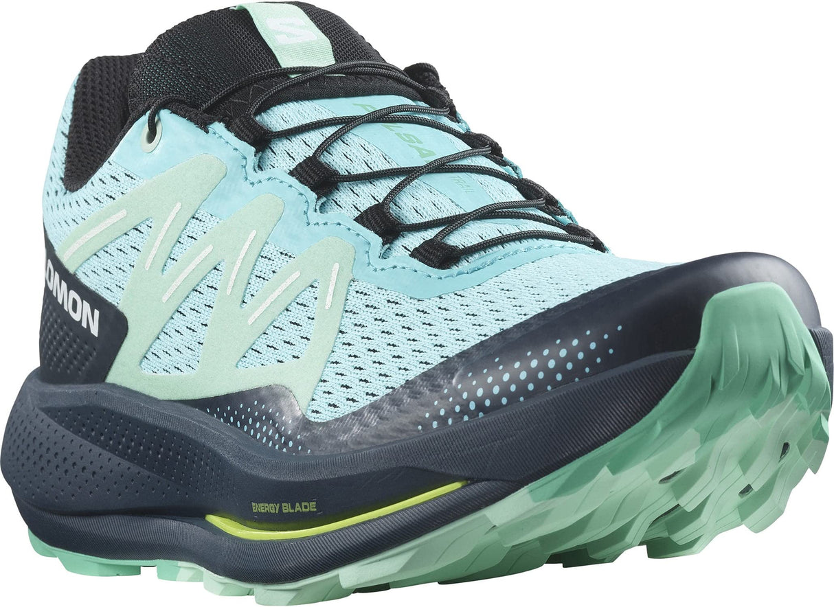 Salomon Womens Pulsar Trail Hiking Shoes - Blue Radiance