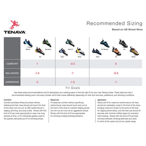 Tenaya Inti Unisex Climbing Shoes - Black/White