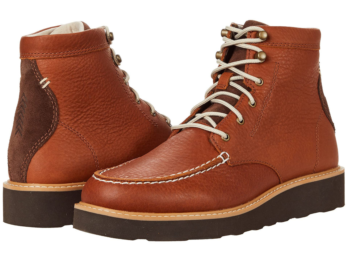 Kodiak Scotia Brown Mocc Vamp Wedge Shoes