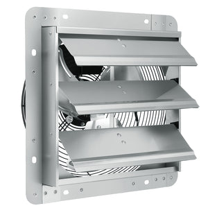 12" Shutter Exhaust Fan, High-Speed 1000 CFM