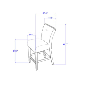Ariya - 5 Pieces Bar Table And Bar Stool Set