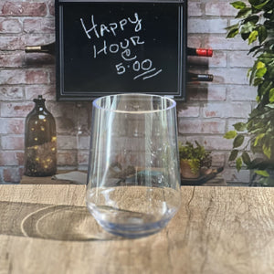 Tritan Lexington - Leadingware Unbreakable Wine Glass Plastic, 17Oz (Set of 4) - Clear